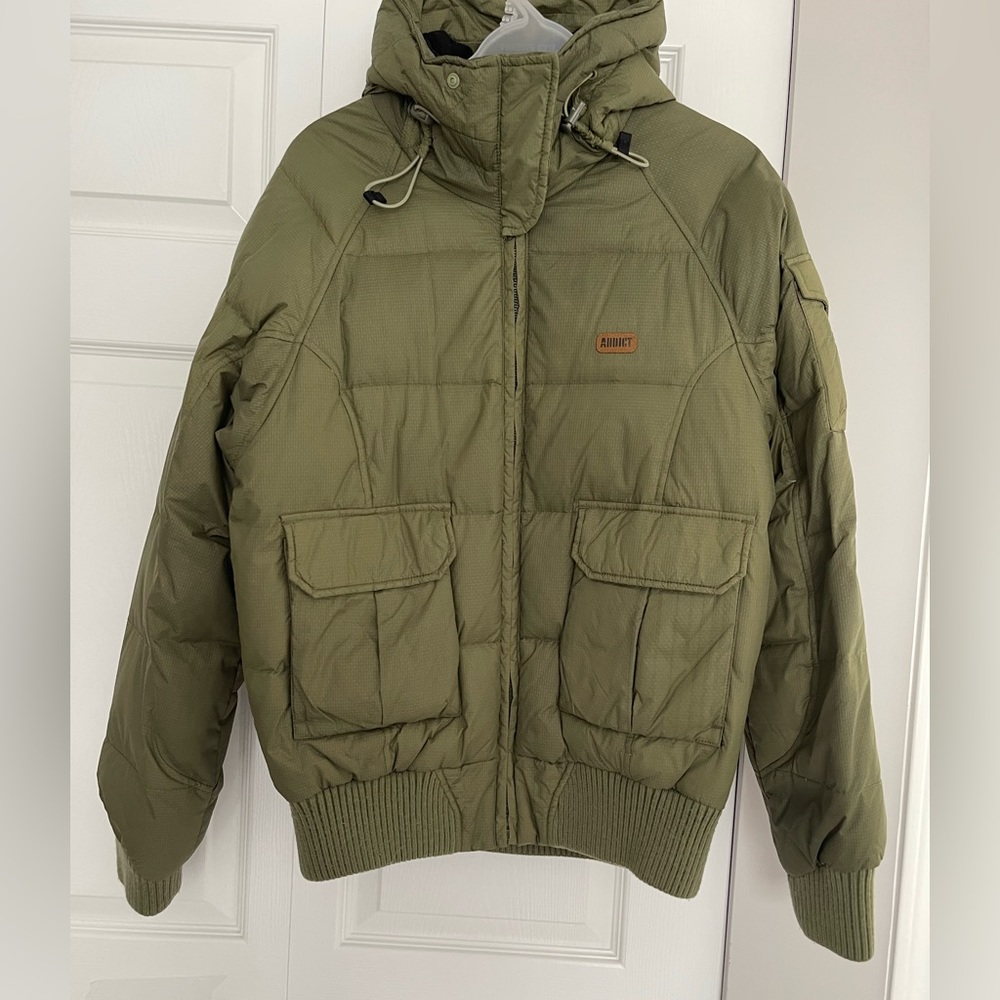 Addict green winter jacket
